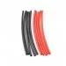 HOBBYSTAR HEAT-SHRINK TUBING, 4MM, 5PCS. RED/BLK
