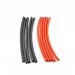 HOBBYSTAR HEAT-SHRINK TUBING, 6MM, 5PCS. RED/BLK