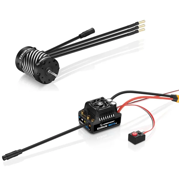 Hobbywing EZRun MAX10 G2 80A ESC Combo w/5400kv 3652SD Brushless Motor 38020348
