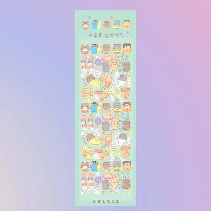 Holiday Bear Stickers