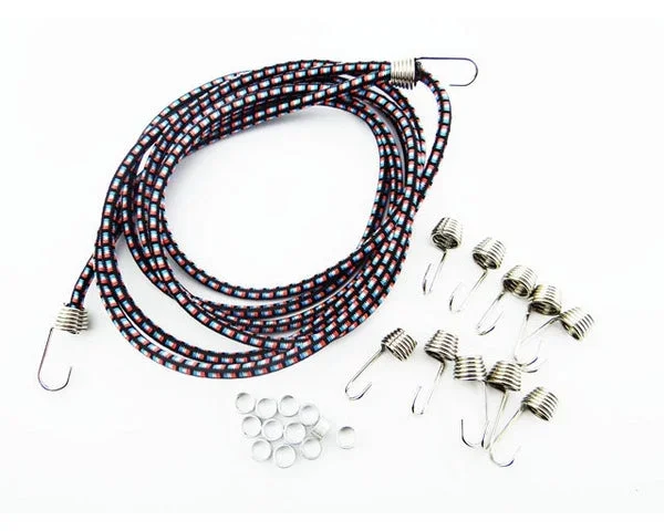 Hot Racing 1/10 Scale Green/White Bungee Cord Kit
