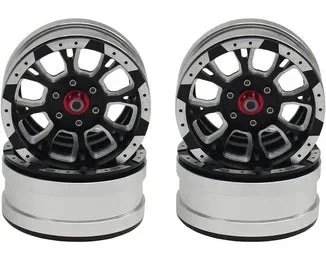 Hot Racing HRABLW19SLC01 1.9 Billet Aluminum Wheels 4 Pack