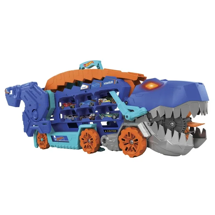 Hot Wheels City Ultimate Hauler T-Rex Race Track Toy