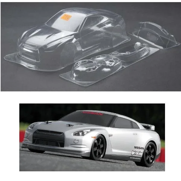 HPI Racing 17538 Nissan GT-R (R35) Clear Body 200mm RTR Sprint 2 / Nitro RS4 3