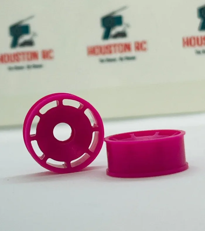 HRC Front Wheels (Shocking Pink) – 0mm offset (8.5mm)