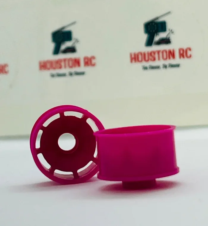 HRC Rear Wheels (Shocking Pink) – +3mm offset (11mm)