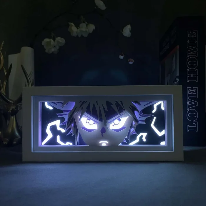 Hunter x Hunter Killua LED 3D Light Box – Thunder Mode Anime Decor