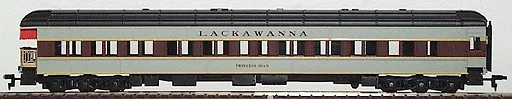IHC 49344 HO Scale Heavyweight Observation Lackawanna “Princess Joan” DL&W – NOS
