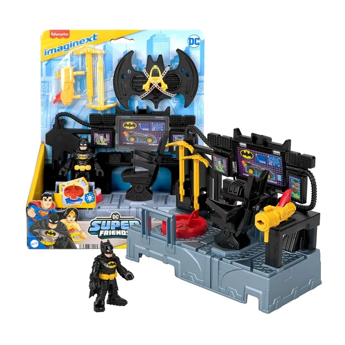Imaginext DC Super Friends Bat Command Center Playset with Elevator and Cannon