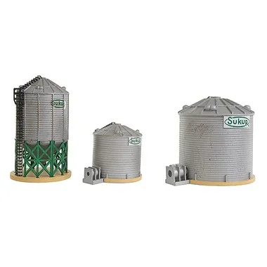 IMEX 6348 Sukup Grain Tower #4 – Perma-Scene N Scale