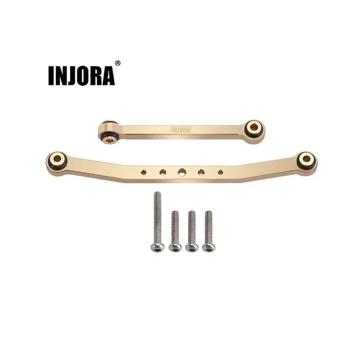INJORA Brass Steering Links For 1/24 FMS FCX24 Upgrade