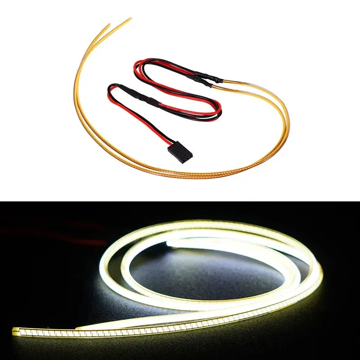 INJORA Flexible Cuttable LED Strip Lights for 1/24 1/18 RC Cars – Yellow