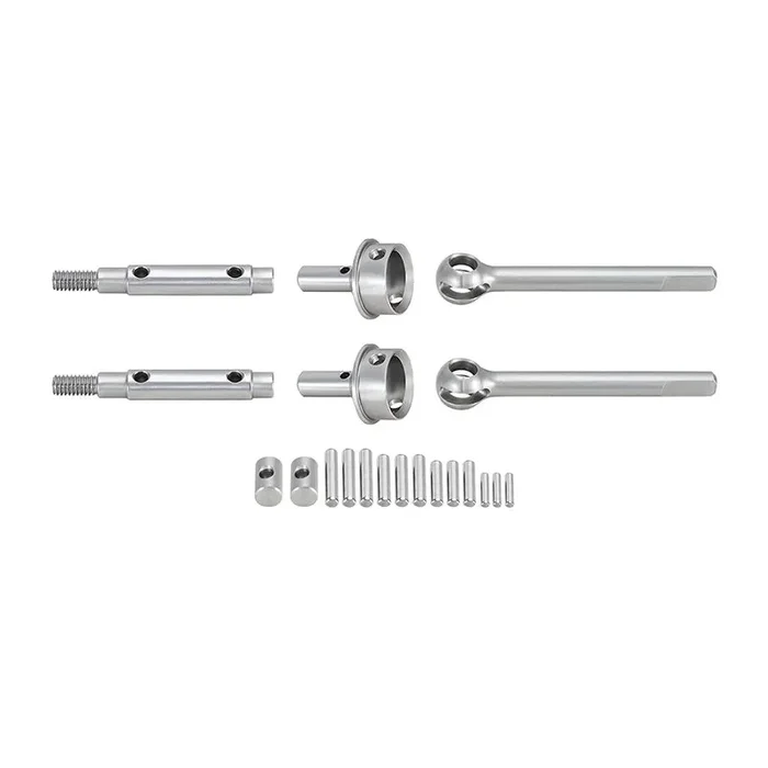 INJORA Stainless Steel Portal Axle Front Shafts for 1/18 Redcat Ascent-18