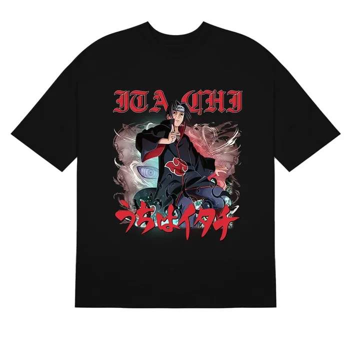 Itachi Uchiha Power T-Shirt | Premium Anime Kleidung