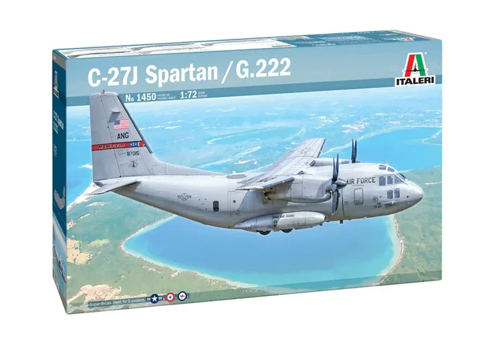 Italeri 1450 1/72 Alenia C-27J Spartan/ Aeritalia G.222 Model Kit