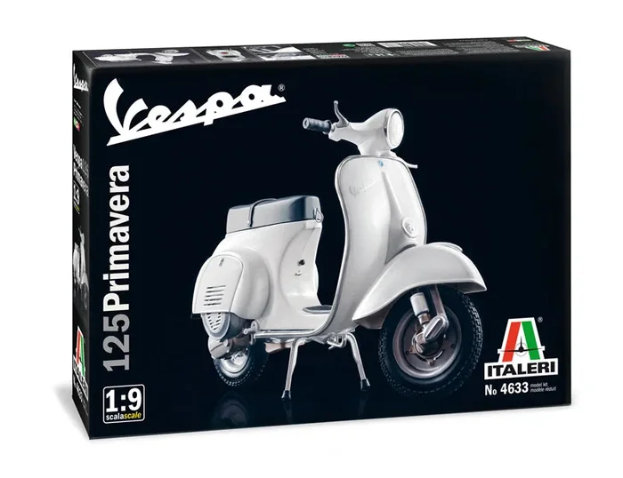 Italeri 4633 1/9 Vespa 125 ‘Primavera’ Motorcycle Model Kit