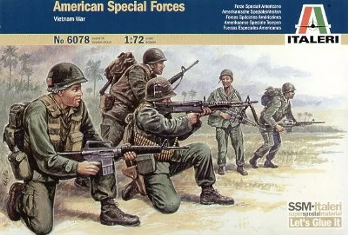 Italeri 6078 1/72 American Special Forces (Vietnam War) Model Kit