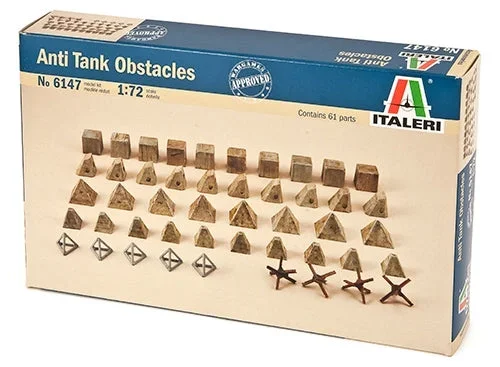 Italeri 6147 1/72 Anti-Tank Obstacles Model Kit