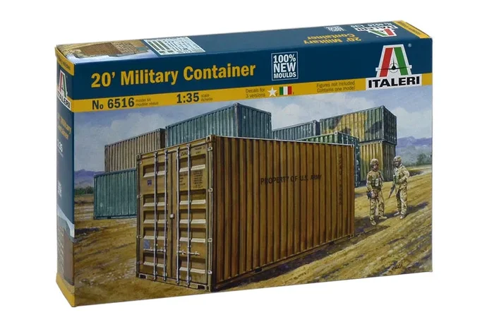 Italeri 6516 1/35 20′ Military Container Model Kit