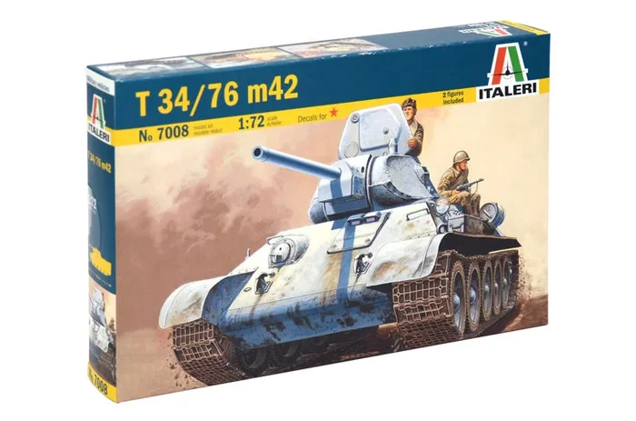 Italeri 7008 1/72 T-34/76 Russian Model Tank Kit