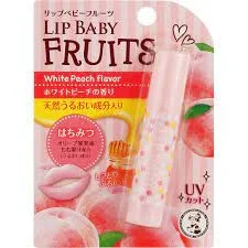 Japan’s ROHTO Mentholatum Colorless Sunscreen Lip Balm Honey Peach Flavor 4.5g