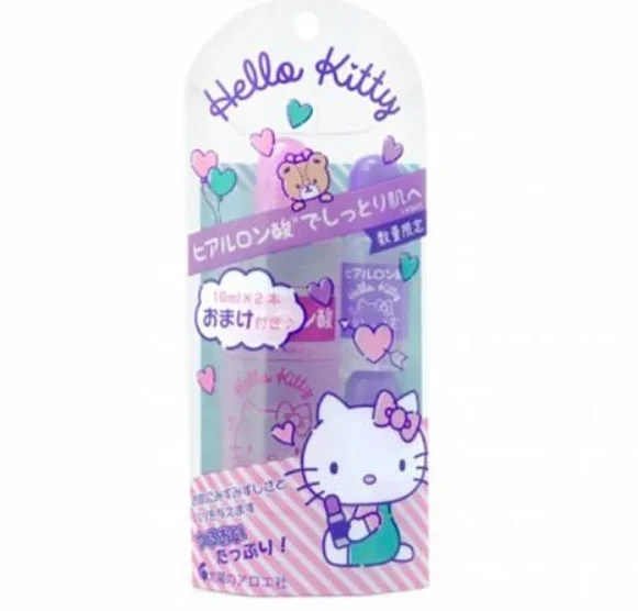 Japan SUNSHA Hyaluronic Acid Moisturizing Lotion Limited HELLO KITTY Set