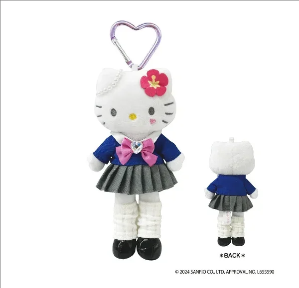 Japanese NIC Hellokitty long-legged school uniform pendant