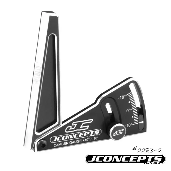 Jconcepts Aluminum Camber Gauge 1/10th Scale 85mm Black JCO22832 22832
