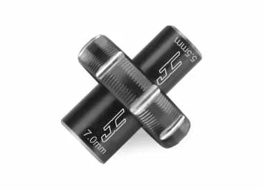 JConcepts JCO2556-2 COMBO THUMB WRENCH 7.0mm & 5.5mm BLACK