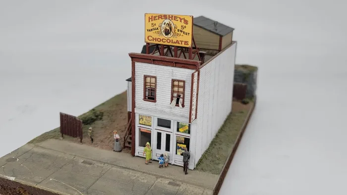 JL Innovative Design 471 HO Scale D.C.Cochran Confectionery Laser Cut Structure Kit