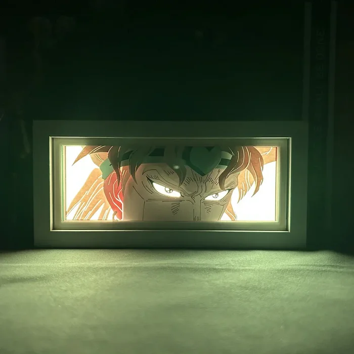 JoJo Bizarre Adventure Anime Light Box-Lâmpada LED DIO 3D com efeitos dinâmicos de mudança de cor