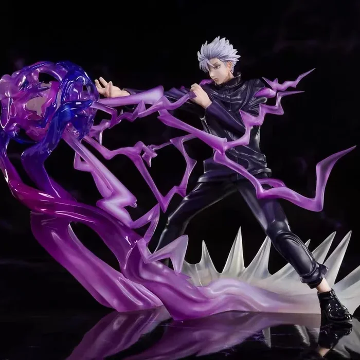Jujutsu Kaisen Satoru gojo PVC圖 – 1/7用詛咒技術顯示,18厘米