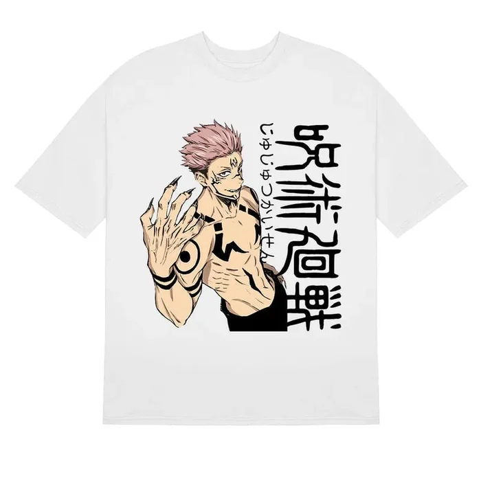 Jujutsu Kaisen Sukuna Claw Pose T-Shirt – Anime Tee عالي الجودة