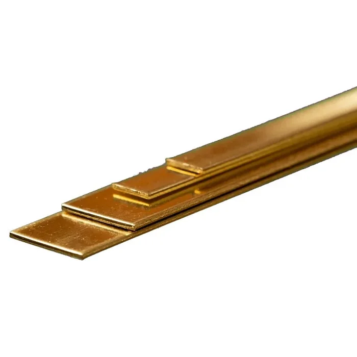 K & S Metals Bendable Brass Strip: 0.032 x (1/4″ & 1/2″) x 12″ Long 5078