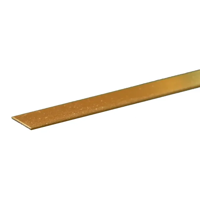 K & S Metals Brass Strip: 0.025″ Thick x 1/2″ Wide x 12″ Long 8236