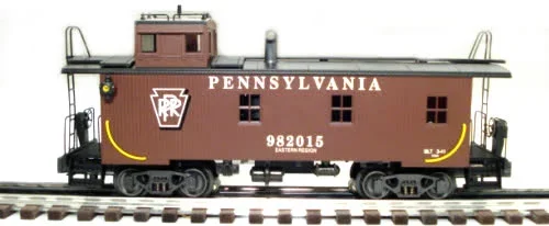 K-Line K616-1892 O Guage Off Centered Cupola Caboose with Smoke Pennsylvania Railroad PRR – NOS