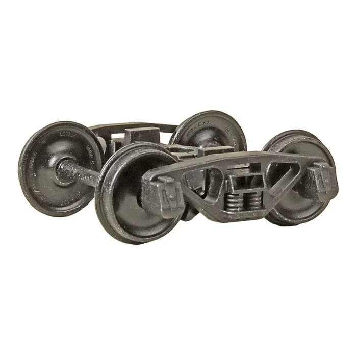 Kadee 750 O Scale 2 Rail ASF A-3 Ride Control Trucks with 33″ Wheels (1 Pair)