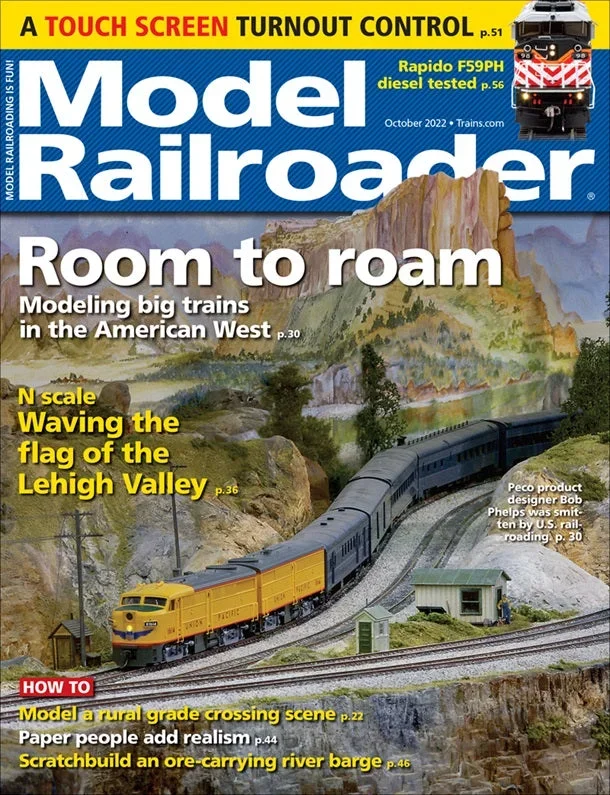 Kalmbach Model Railroader Magazine October 2022