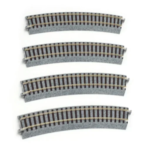 Kato 2-270 HO Scale 490mm (19 1/4″) Radius 22.5º Curve Track [4 pcs] UniTrack