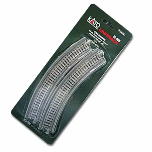 Kato 20-505 N 249mm (9 3/4″) Single Track Viaduct Curve Track (2) UniTrack