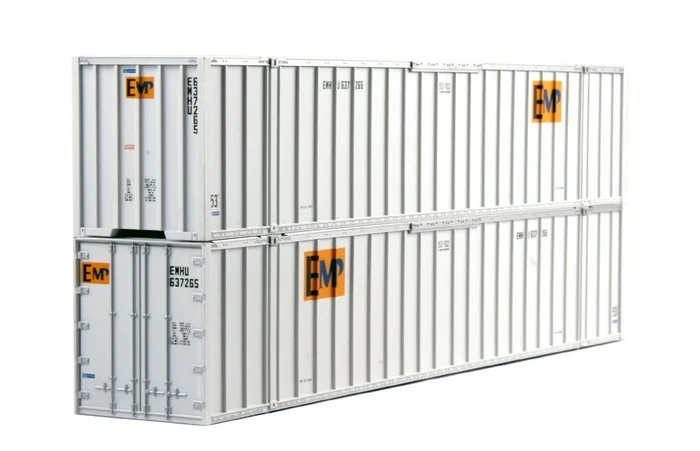KATO 30-9024 HO Scale 53′ Intermodal Container EMP 2 Pack