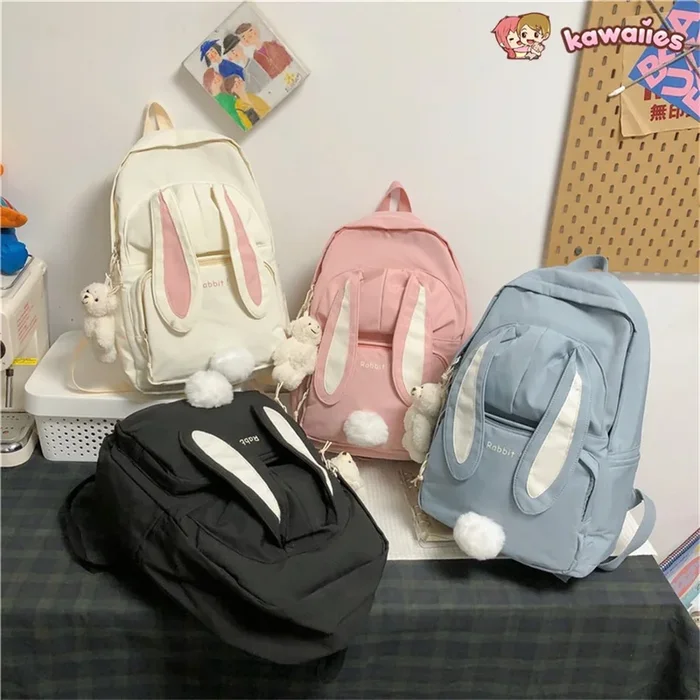 Kawaii Bunny Ears Backpack Bag