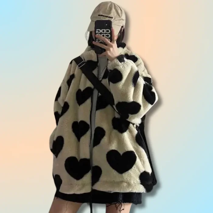 Kawaii Faux Fur Jacket