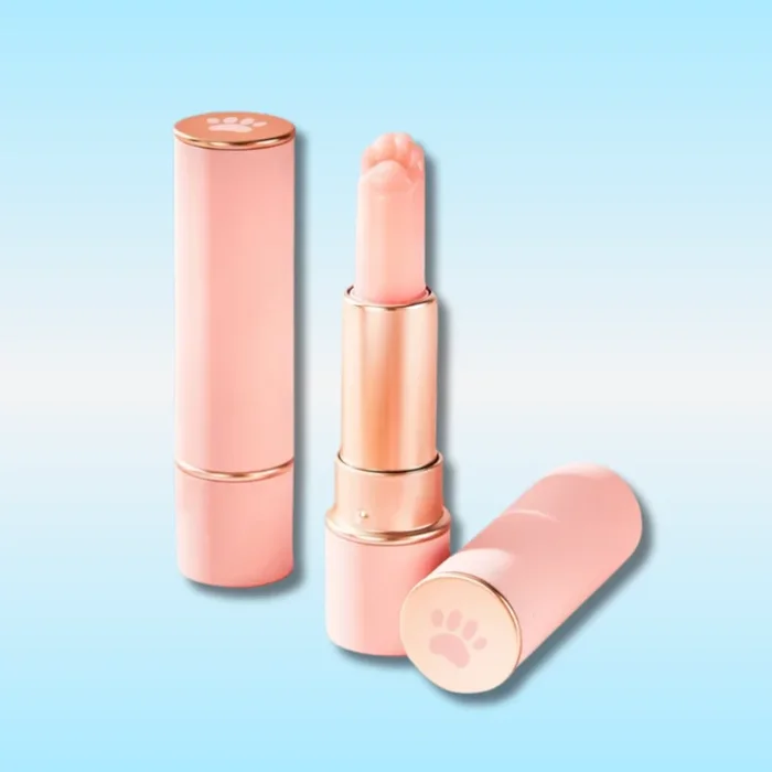 Kawaii Pink Cat Paw Lip Balm