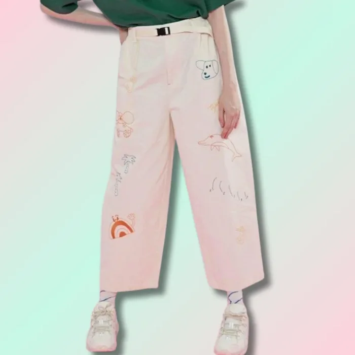 Kawaii Printed Trousers