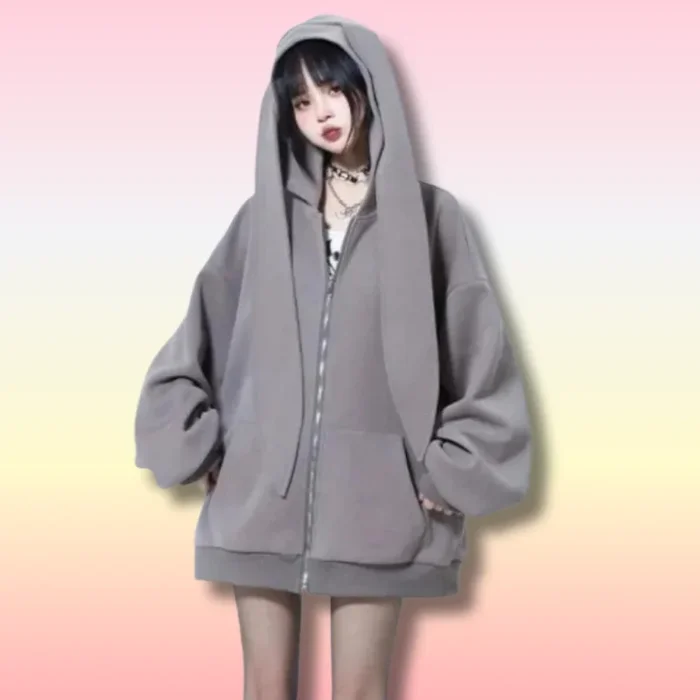 Kawaii Rabbit Ears Hoodie