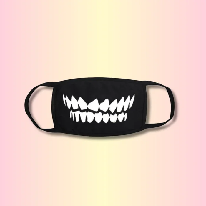 Kawaii White Teeth Manga Mask
