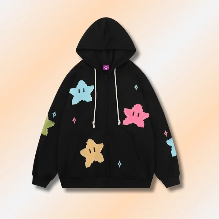 Kawaii Y2K Zip Up Hoodie