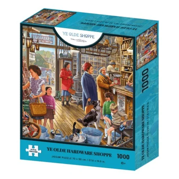 Kidicraft – Ye Olde Shoppe Collection – Hardware Shoppe – 1000 Piece Jigsaw Puzzle
