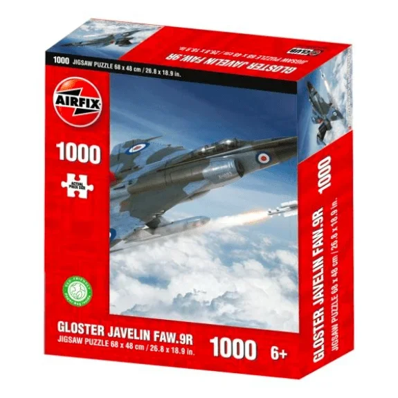 Kidicraft: Airfix Gloster Javelin FAW.9R – 1000 Piece Jigsaw Puzzle
